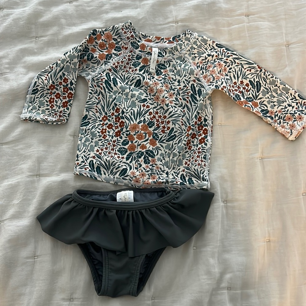 Like new Rylee and cru swim suit 3/6 months